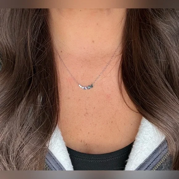 Melanie Casey Dawn to Dusk Necklace | 14k White Gold | Retired | Rare - Picture 3 of 3